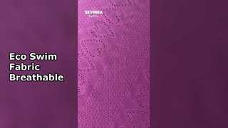 Tissu de maillot de bain recyclé respectueux de l'environnement et respirant