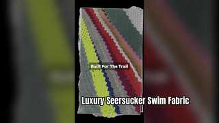 Tissu de bain Seersucker en nylon recyclé de luxe RN-2781 320GSM