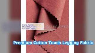 Tissu de legging au toucher coton premium 320GSM SP7054
