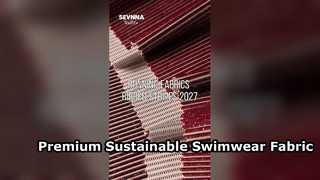 Tissu de maillot de bain recyclé écologique pour une mode durable