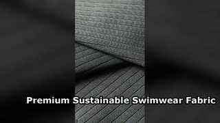 Tissu de maillot de bain recyclé respectueux de l'environnement pour les marques durables