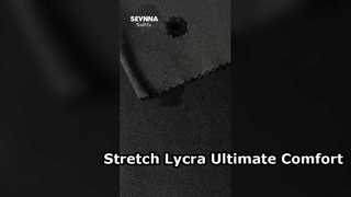 Tissu Lycra extensible à haute élasticité avec évacuation de l'humidité et protection UV pour vêtements de sport