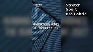 Tissu de soutien-gorge de sport haut de gamme : extensible et soutien