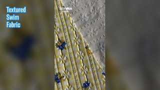 Tissu de bain texturé : hautement extensible et résistant au chlore