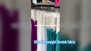 Tissu extensible ultra léger SP7915 pour hauts de course performants